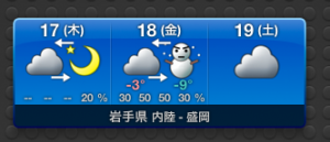 冬本番